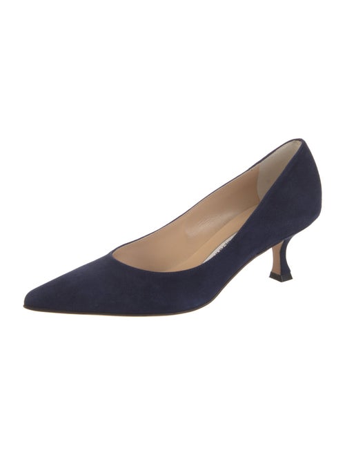 Manolo Blahnik Suede Pumps