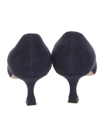 Manolo Blahnik Suede Pumps