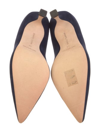 Manolo Blahnik Suede Pumps
