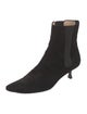 Manolo Blahnik Suede Chelsea Boots