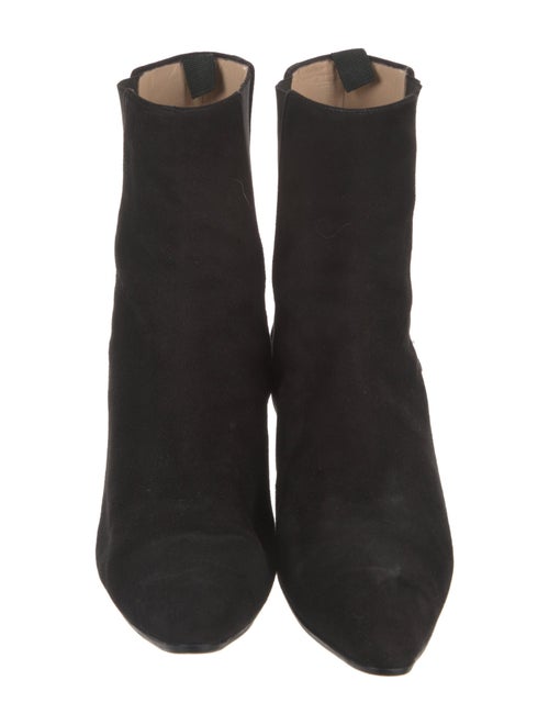 Manolo Blahnik Suede Chelsea Boots