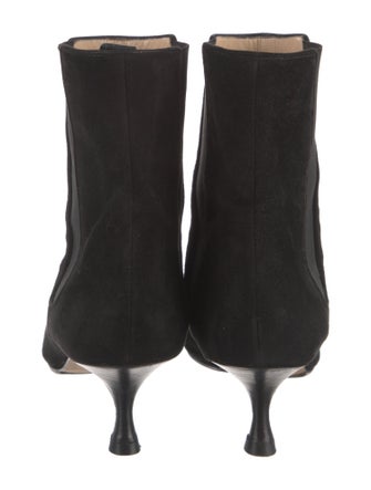 Manolo Blahnik Suede Chelsea Boots