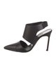Manolo Blahnik Leather Slingback Pumps