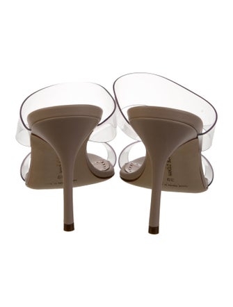 Manolo Blahnik Leather Slides