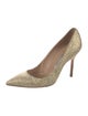 Manolo Blahnik Glitter Glitter Accents Pumps