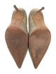 Manolo Blahnik Glitter Glitter Accents Pumps