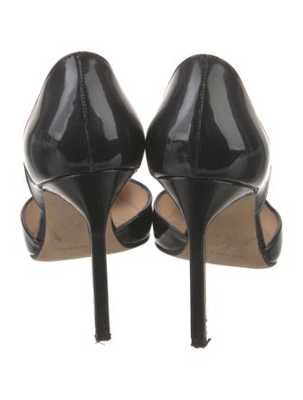 Manolo Blahnik Patent Leather D'Orsay Pumps