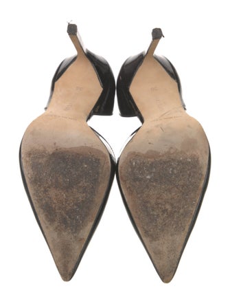 Manolo Blahnik Patent Leather D'Orsay Pumps
