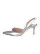 Manolo Blahnik Leather Slingback Pumps