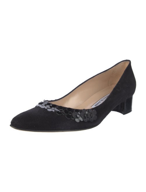 Manolo Blahnik Suede Pumps