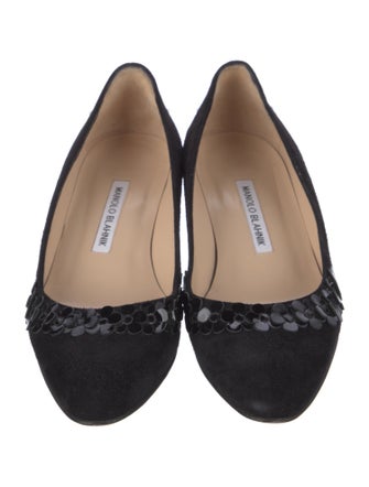 Manolo Blahnik Suede Pumps