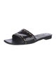 Manolo Blahnik Patent Leather Slides