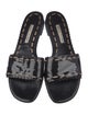 Manolo Blahnik Patent Leather Slides
