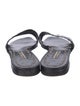 Manolo Blahnik Patent Leather Slides