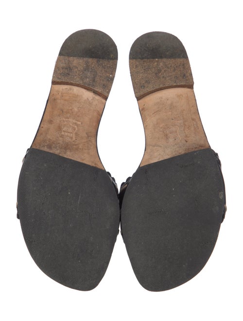 Manolo Blahnik Patent Leather Slides