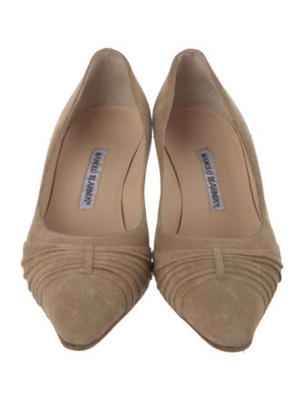 Manolo Blahnik Suede Pumps