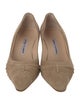 Manolo Blahnik Suede Pumps