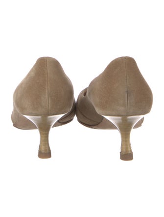 Manolo Blahnik Suede Pumps