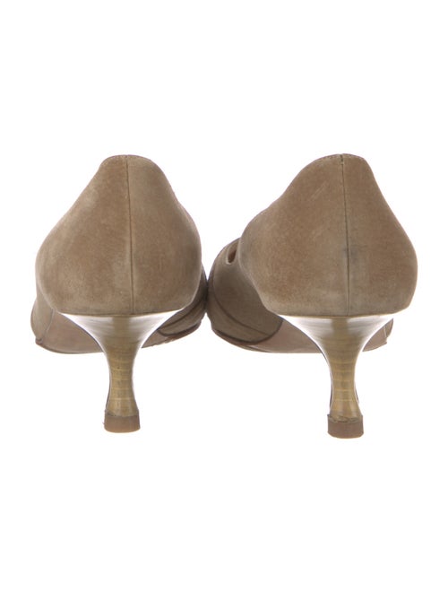 Manolo Blahnik Suede Pumps