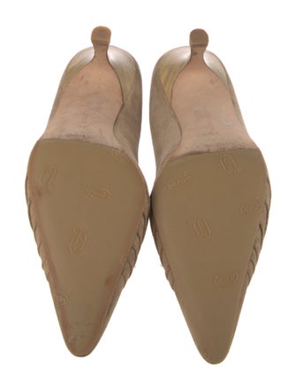 Manolo Blahnik Suede Pumps