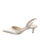 Manolo Blahnik Satin Slingback Pumps