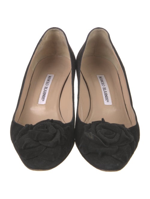 Manolo Blahnik Suede Pumps