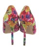 Manolo Blahnik Floral Print Pumps