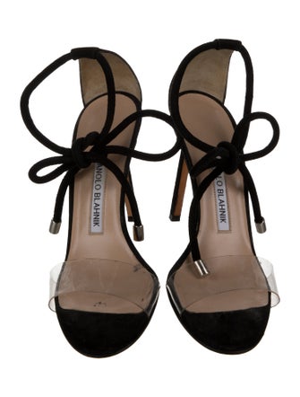 Manolo Blahnik Suede Sandals