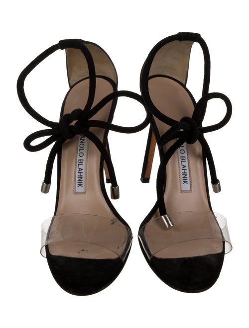 Manolo Blahnik Suede Sandals