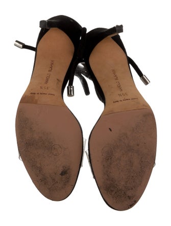 Manolo Blahnik Suede Sandals