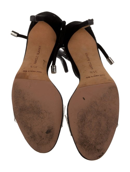 Manolo Blahnik Suede Sandals
