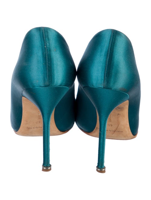 Manolo Blahnik Satin Pumps