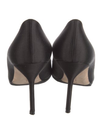 Manolo Blahnik Satin Pumps