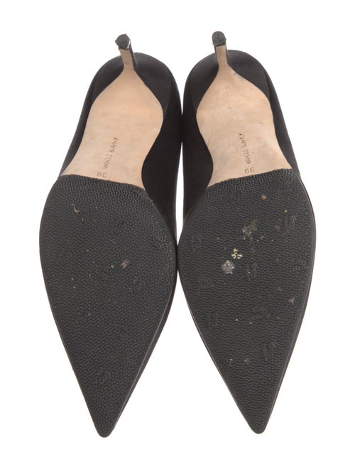 Manolo Blahnik Satin Pumps