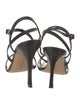 Manolo Blahnik Leather Slingback Sandals
