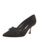 Manolo Blahnik Satin Pumps