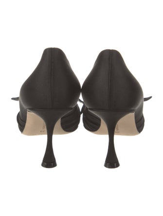 Manolo Blahnik Satin Pumps