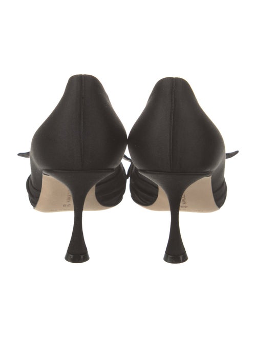 Manolo Blahnik Satin Pumps