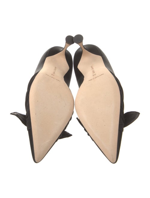Manolo Blahnik Satin Pumps