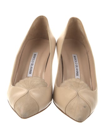 Manolo Blahnik Leather Pumps