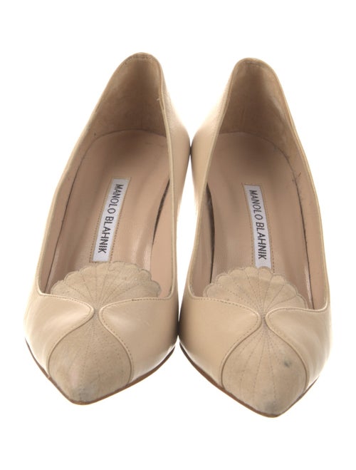 Manolo Blahnik Leather Pumps