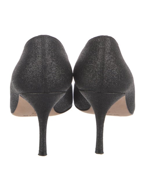 Manolo Blahnik Glitter Glitter Accents Pumps