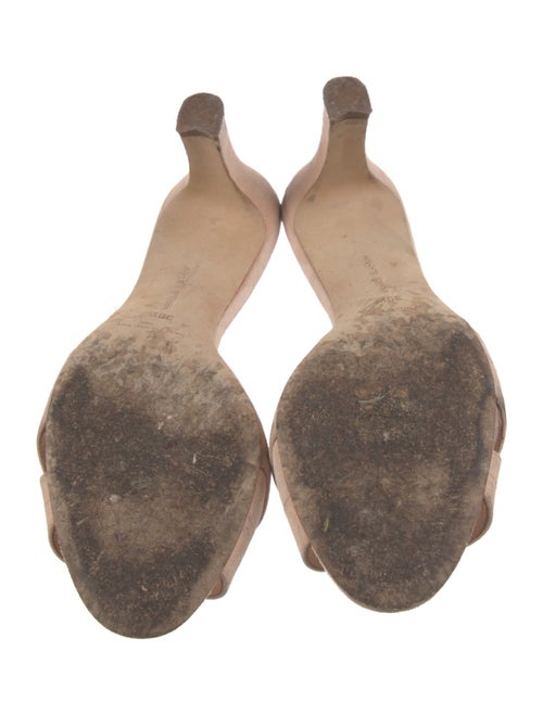 Manolo Blahnik Suede Slides