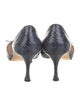 Manolo Blahnik Snakeskin Animal Print D'Orsay Pumps