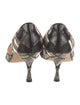 Manolo Blahnik Snakeskin Animal Print D'Orsay Pumps