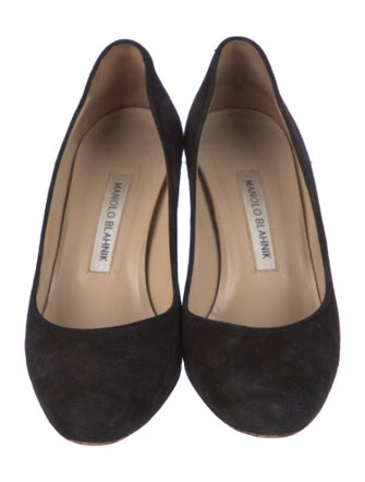 Manolo Blahnik Suede Pumps