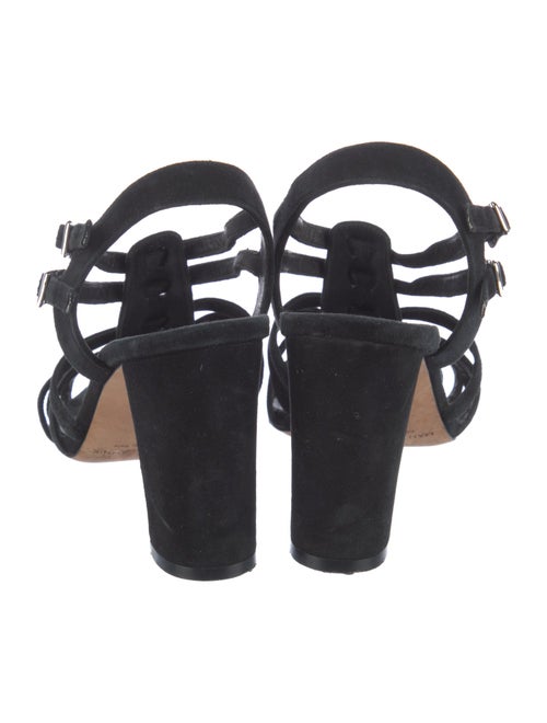 Manolo Blahnik Suede Gladiator Sandals