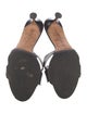 Manolo Blahnik Leather Slides