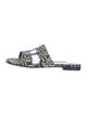 Manolo Blahnik Printed Slides