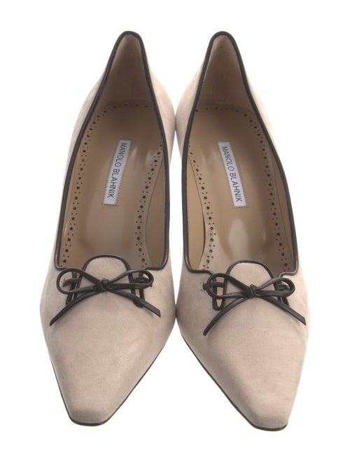 Manolo Blahnik Suede Pumps